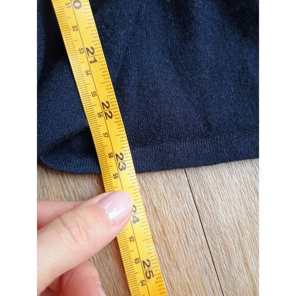 Garnet Hill 100% cashmere open front cardigan sweater L quiet Luxury Old money - Picture 4 of 8